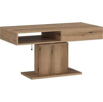 Konferenční stolek CORTI 04 - KONFERENČNÍ STOLEK 1S zvedací se šuplíkem - DUB POBŘEŽNÍ (dub coast evoke) (CRTT04=2 balíky) (W) (K150-Z) NOVINKA