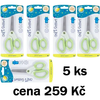 WEST DESIGN PRODUCTS LIMITED Dětské nůžky 14cm se zakulaceným ostřím (5ks)