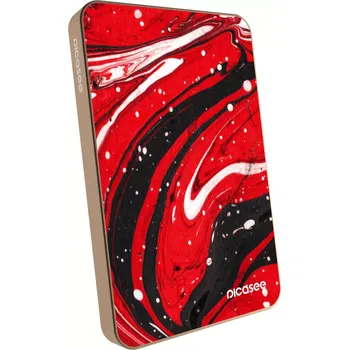 Powerbanka Picasee Powerbanka s MagSafe 5 000 mAh Zlatá - Red black
