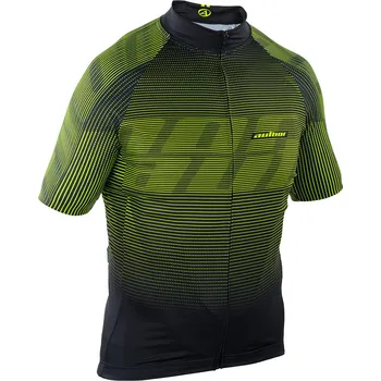 Cyklistické oblečení AUTHOR Dres Men Profi X2 k/r M (černá/žlutá-neonová)