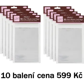Obálka WEST DESIGN PRODUCTS LIMITED West Design Celofánové obaly na obálky 12 × 16,7 cm (500 ks)