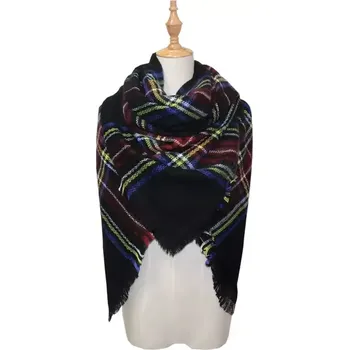 Šála Blanket Dámská šála pončo Dark 140 cm