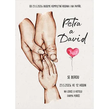 Svatební dekorace Svatební oznámení 281 motiv