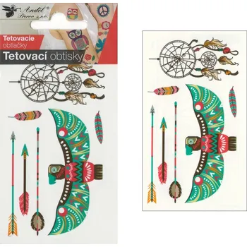 Odstranitelné tetování Tetovací obtisky Lapač snů 10,5 x 6 cm