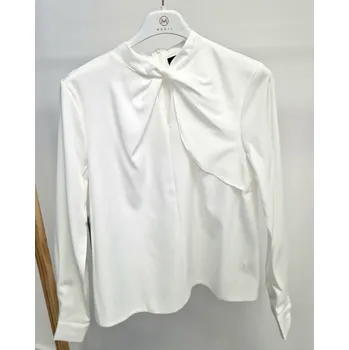 Dámská košile Halenka s kříženým výstřihem Regina barva: bílá, velikost: 40