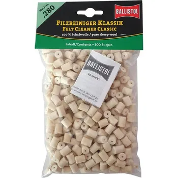 Příslušenství pro sportovní střelbu Plstěné válečky Ballistol Classic .28, 300 ks