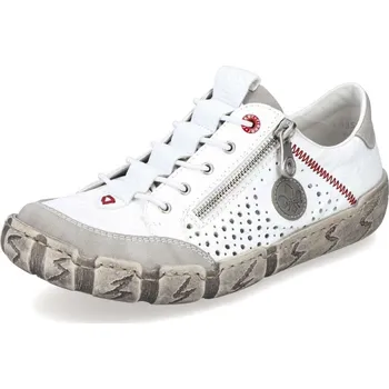 Dámská móda Dámské polobotky RIEKER L0355-80 bílá S6 40