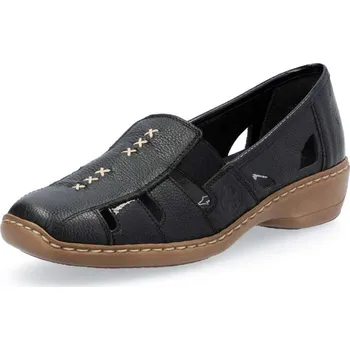 Dámské mokasíny Dámské mokasíny RIEKER 41385-02 černá S6 40