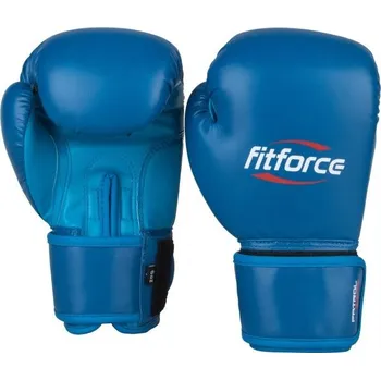 Boxerské rukavice Boxerské rukavice pro juniory Fitforce PATROL JR 6 Modrá, Bílá, Červená