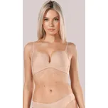 Béžová push-up podprsenka bez kostic Mefemi Amelia Velikost: 70C