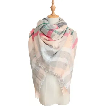 Šála Blanket Dámská šála pončo Pink 140 cm