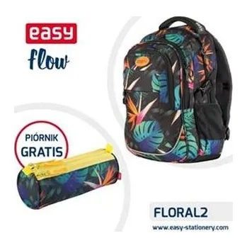 Set školních potřeb Plecak szkolny. młodzieżowy czarny z motywem Easy piórnik GRATI