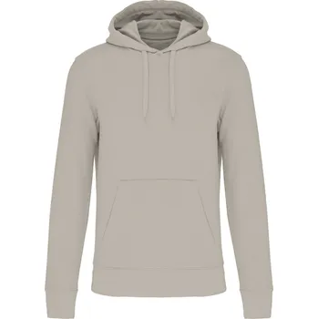Pánská mikina Pánská ekologická mikina s kapucí K 4027 clay XL