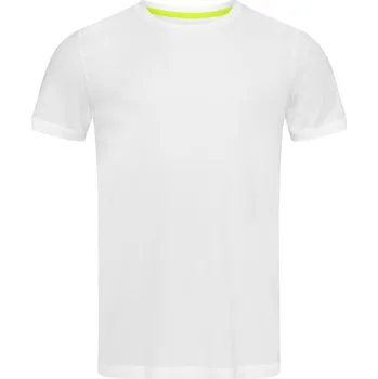 Pánské sportovní tričko se vzorem "ptačí oko" Active 140 Crew Neck white L