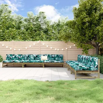 Zahradní lavice zahrada-XL 6dílná zahradní sedací souprava impregnovaná borovice 3186612