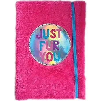 Set školních potřeb Notatnik pluszowy różowy