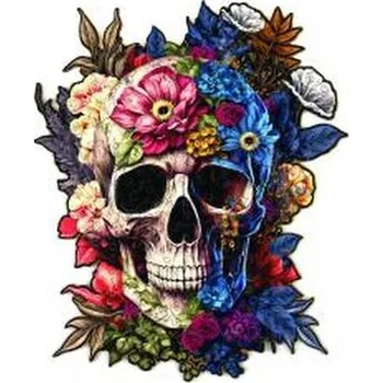 Dřevěná hračka Puzzle 232 drewniane Czaszka