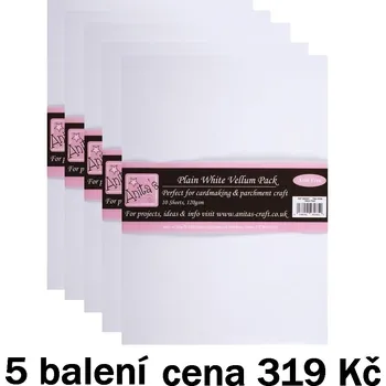 Barevný papír WEST DESIGN PRODUCTS LIMITED Transparentní papíry A4 120g/m2 (50ks)