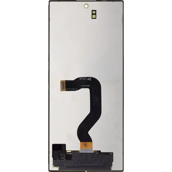 LCD display + dotyková deska vnější + přední kryt pro Samsung Galaxy Z Flip7 5G, black (Service Pack) + DOPRAVA ZDARMA