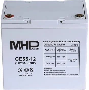 Trakční baterie MHPower GE55-12 12V 55Ah