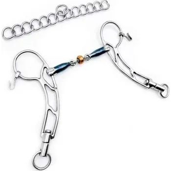 Udidlo pro koně Udidlo islandské dvakrát lomené Roller Sweet Iron Jamila Fager First edition 11,5 cm