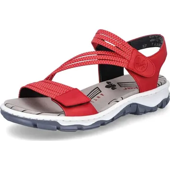 Dámské sandále Dámské sandály RIEKER 68871-33 červená S6 40