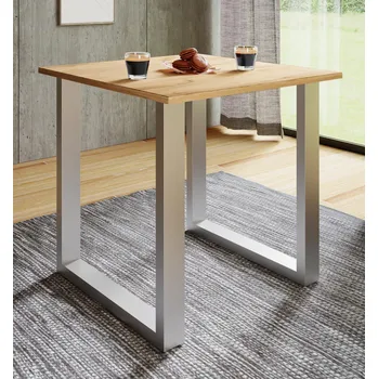 Jídelní stůl VCM Jídelní stůl Xona 80x80 U-nohy, dub medový 486473