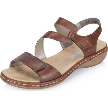 Dámské sandále Dámské sandály RIEKER 659C7-24 hnědá S6 39