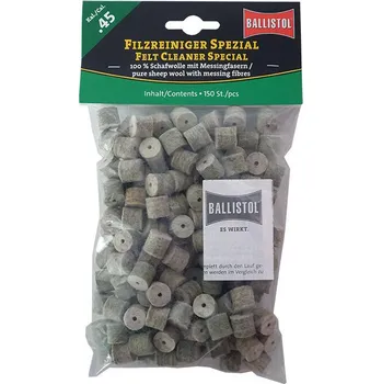Příslušenství pro sportovní střelbu Plstěné válečky Ballistol Special .45, 150 ks