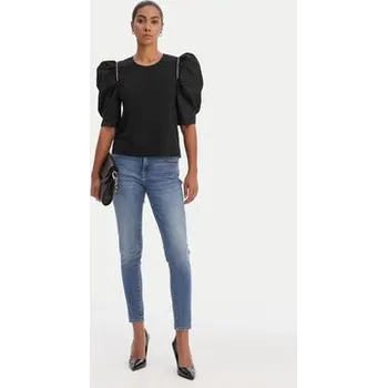 Dámská halenka Fracomina Halenka FR26ST3035J40101 Černá Regular Fit XL