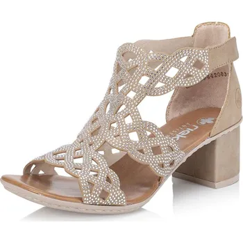 Dámské sandále Dámské sandály RIEKER 64773-61 BEIGE F/S6 38