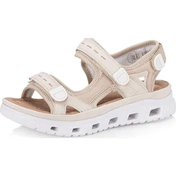Dámská móda Dámské sandály RIEKER 64074-60 béžová S6 40