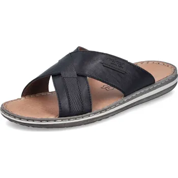 Pánské pantofle Pánské nazouváky RIEKER 21082-00 černá S6 46