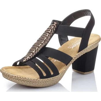 Dámské sandále Dámské sandály RIEKER 66526-00 černá S6 40