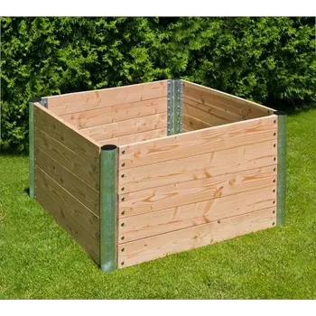 Vyvýšený záhon DEMA Vyvýšený záhon Premium 138x138x45 cm