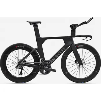 Jízdní kolo VAN RYSEL Kolo XCR UCI Ultegra DI2 raw karbon M ČERNÁ 2025