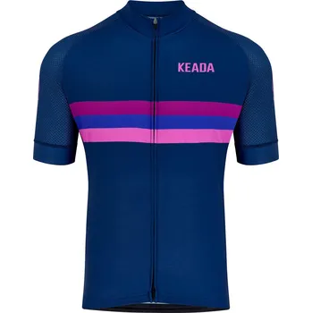 cyklistický dres KEADA SPORTS Pánský cyklistický dres s krátkým rukávem 2XL FIALOVÁ