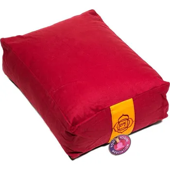 Obývací pokoj YOGI & YOGINI Meditační polštář pro kořenovou čakru ČERVENÁ