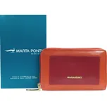 Marta Ponti kožená dámská peněženka oranžová B120573 LARAN/VERM