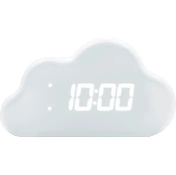 Budík Digitální budík Obláček Bílý