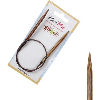 Jehlice Dřevěné jehlice Ginger Knitpro 40 cm 5 mm