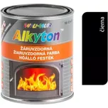 ALKYTON - Žáruvzdorná barva černá 750ml