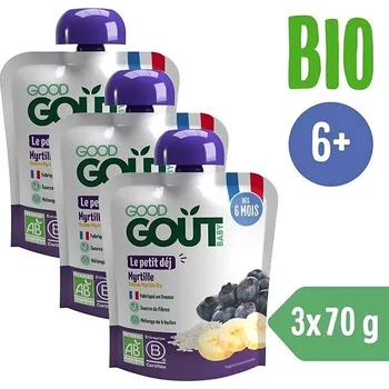 Good Gout BIO Borůvková snídaně 3× 70 g