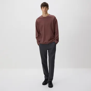 Pánské kalhoty Reserved - Kalhoty chino carrot - tmavě šedá - YV919-90X - YV919-90X-M