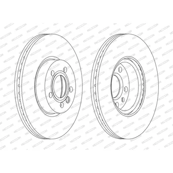 Auto-moto Brzdový kotouč FERODO DDF1160C