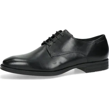 Pánské polobotky Salamander pánské kožené společenské boty - černé