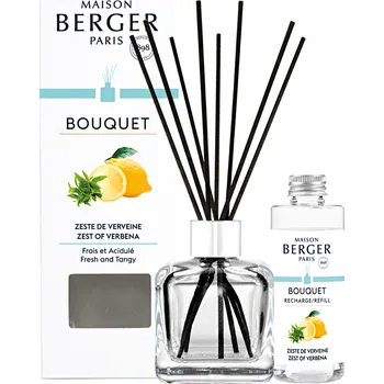 Aroma difuzér Maison Berger Paris – difuzér s tyčinkami Zest Of Verbena (Verbena), 100 ml