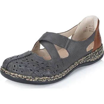 Dámské baleríny Dámské baleríny RIEKER 46352-45 šedá S6 38