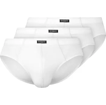 Pánské spodní prádlo Pánské slipy 1446 Basic 3 pack white - HENDERSON bílá XL