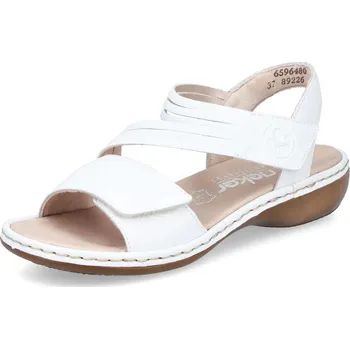 Dámské sandále Dámské sandály RIEKER 65964-80 WHITE F/S6 40